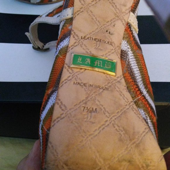 L. A. M. B By Gwen Stefani Verdu ankle strap Heels - Picture 4 of 9